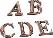 Operitacx Exquisite Abs Resin Door Numbers 5cm Street Number Stickers for Mailbox Address