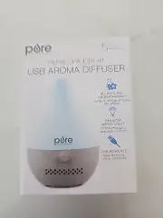 PureSpa Drop Pure Enrichment USB Aroma Diffuser New Ideal For Travel Office