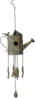 Wind Chimes Outdoor Retro Wrought Iron Kettle Wind Chimes Wind Bells Outdoor Memorial Garden Home Yard Porch Hanging Decoration Memorial Wind Chime