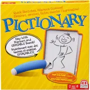 NEW Mattel Pictionary Ultimate Party Game Sketch & Draw Guessing Game