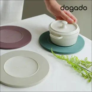 【HOLA】韓國Dogado 4合1多用途矽膠隔熱墊-森林綠