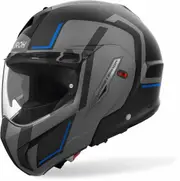 Airoh Mathisse II Genius Helmet, black-grey-blue, Size S for Men Black Grey Blue