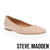 在飛比找Yahoo奇摩購物中心優惠-STEVE MADDEN-IRYNA 皮革平底娃娃鞋-杏粉色