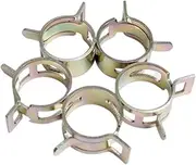 100Pcs 6-22mm Spring Clip Fuel Line Hose Water Pipe Air Tube Clamps Fastene Automotive fasteners and clips