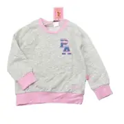 Girls size 2, Peter Alexander, fleece lined cotton long sleeve pyjama top, NEW