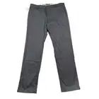 Dockers Signature Khaki Pants Mens 36 x 34 Charcoal Heather Lux Cotton Slim Fit
