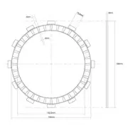 KAWASAKI VN Vulcan Drifter 400 2001-2002 CLUTCH PLATE KIT GASKETS