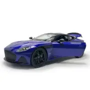1:24 Aston Martin DBS Superleggera Model Car Diecast Collectible Vehicle Blue