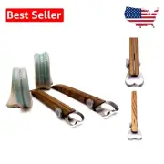 Precision Handheld Clay Extruder Set, Double Round & Square Designs for Pottery