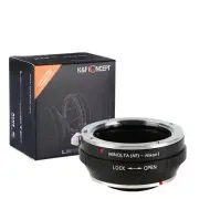 K&F Concept adapter with tripod for Minolta AF mount lens to Nikon 1 camera V1