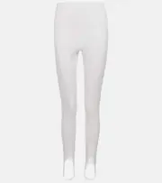 [Wardrobe.NYC] Wardrobe.NYC High-rise stirrup leggings UK 4 white