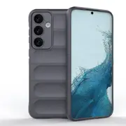 For Samsung Galaxy S24+ Plus Case, Wavy Shield, Grippy Shielding Cover, Dark Grey