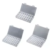 24 36 48 Grids Paint Organiser Case Jewelry Storage Box Clear Plastic Container