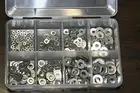600 PIECES #2 THRU #1/4 JUMBO STAINLESS STEEL FLAT WASHER ASSORTMENT