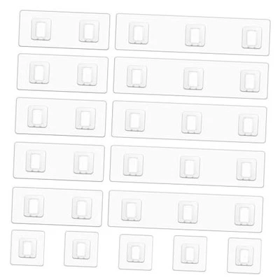 15 Pack Shower Caddy Adhesive Replacement,Strong Bathroom Shelf Hooks,