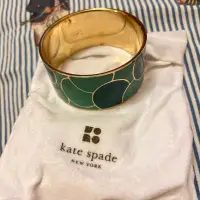 在飛比找蝦皮購物優惠-Kate Spade 湖水綠粗手環
