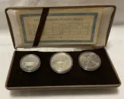 Commemorative 1988 Seoul Olympic Proof 3 Coin Set