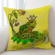 Fairy Tales Art Frog Prince Cushion Cover