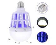 Bug Zapper Light Bulb, 2 in 1 Mosquito Killer Lamp, Electronic Insect