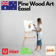 Pine Wood Art Easel Artist Display Painting Shop Tripod Adjustable Station