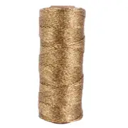Gold Twine Gift Wrapping Twine DIY Tied Rope Thick Macrame Cord Twine String