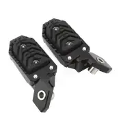 Wide Foot Pegs Pedals Rest Set For BMW R1200GS R1250GS ADV Adventure Black