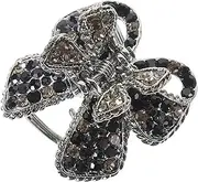 HAPINARY Butterfly Hair Claw Clip with Sparkly Rhinestones Hair Styling Accessory for Women Elegant and Practical