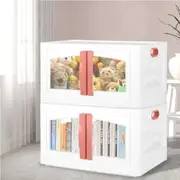 Traderight Plastic Storage Containers Stackable Large Clothes Organiser Foldable Toy Boxes