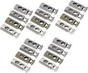 20pcs Spring Cord Locks Metal Buckles Spring for String and Lanyard Easy Install and Use