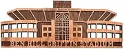 Inspired Indigo Florida Gators Ben Hill Griffin Stadium Wall Art, University of Florida NCAA Football Wall Decor for Man Cave, Bar, Game Room, Dorm, Officially Licensed, Large Size
