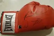 RIDDICK BOWE BIG DADDY SIGNED QUALITY EVERLAST BOXING GLOVE BOWE HOLOGRAM PROOF