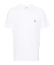 Maison Kitsuné Fox Patch Crewneck T-Shirt S,XL,L,XXL,M White