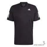 在飛比找遠傳friDay購物優惠-Adidas 短袖上衣 男裝 排汗 黑 IS2296