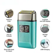 Shaver Electric Beard Trimmer Waterproof Razor Professional Shaving Machine Bald Head Trimmer Razors for Shaving Men