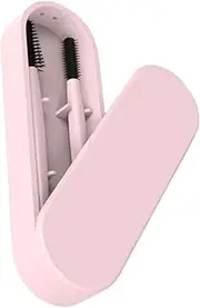 WOFASHPURET 1Set Silicone Eyelash and Eyebrow Grooming Brush Kit Reusable Makeup Tools Pink with Storage Box for Daily Use Travel and Business Trips