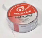 JCXJ Reflective Tape 2" x 100' High Visibility Industrial Adhesion Dot-C2 Red