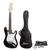 Casino ST-Style Short-Scale Electric Guitar Set (Black)