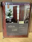 allen + roth 84'' Light Filtering Standard Lined Back Tab Single Curtain panel