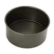 Bakemaster Loose Base Carbon Steel 20cm Round Deep Cake Pan Oven Baking Tin Grey