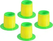 uxcell 2 Inch Shrink Wrap Handle, 4pcs Stretch Wrap Dispenser Stretch Film Dispenser Plastic Hand for Furniture Wrapping Moving Packing