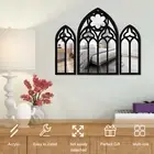 3Pcs Wall Arch Mirrors Set Gothic Wall Mirror Decor Cathedral Arched WaiAI