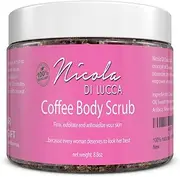 Arabica Coffee Body Scrub Anti Cellulite SKINCARE BUNDL Made In USA. Natural Body Treatment for Stretch Marks, Acne. Helps Reduce Varicose/Spider Veins, Eczema, Age Spots.