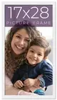 17x28 Frame White Real Wood Picture Frame Width 0.75 inches | Interior Frame Dep