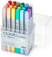 Copic Ciao Start 24 Color Set for professional use from Japan, Free shipping