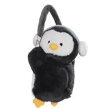 Cute Plush Car Tissue Box - Stuffed Penguin Tissue Holder - Plush Doll Car Tissue Box, Stuffed Tissue Holder Box, Car Seat Tissue Paper Dispenser for