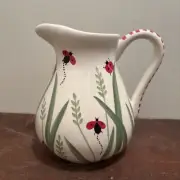 Hausenware Ladybug Pitcher Designed Libby Wilkie