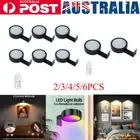 2-6X RGB Picture Lights Dimmable for Wall Painting Frame Lights Battery Power