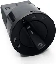 Headlight Fog Lamp Control Switch, for VW, for Jetta, for Golf, MK4, for POLO, for Bora, A4, for Passat, B5, for Beetle, OE 1C0 941 531 Headlamp Switch