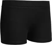 [Lejafay] Kids Girls Sports Underwear Boy-Cut Low Rise Solid Color Ballet Dance Gymnastic Active Shorts