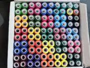 4 SPOOL SET POLYESTER THREAD 135 METER EACH CUSTOMIZED REEL/DHAGA SEWING